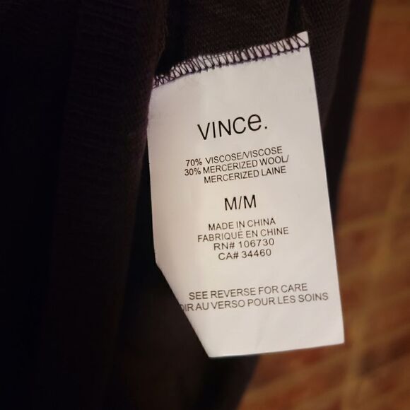 Vince Wool Blend Boatneck Sweater Dark Purple NWT - Picture 4 of 6